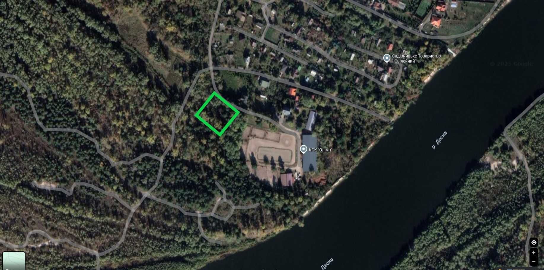 Продаж ексклюзивної ділянки в с.Хотянівка поруч з річкою Десна