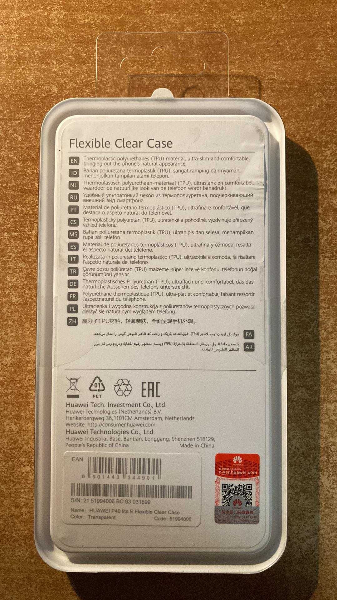 Etui/Case Huawei P40 Lite E - Flexible Clear Case (Przezroczysty)