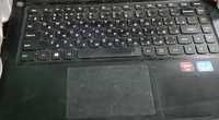 Lenovo ноутбук рабочий , с разбитым корпусом и экраном на запчасти