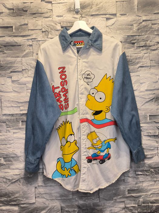 Koszula The Simpsons Vintage Długi Rękaw Lata 90s Bart
