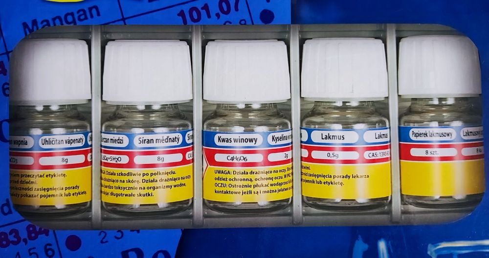 CHEMIK Laboratorium chemiczne zestaw 160 doświadczeń NOWE