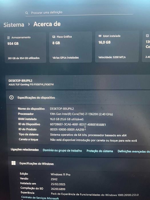 ASUS TUF Gaming F15 FX507VI — i7-13620H / RTX 4070 / 32GB / 1TB
