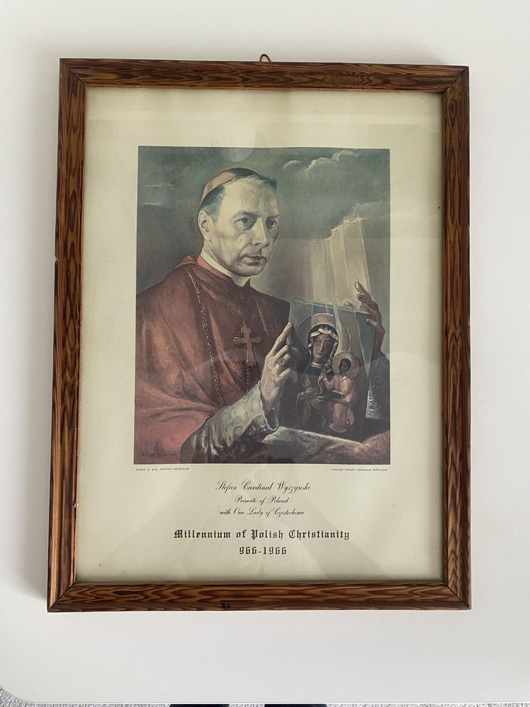 Obraz obrazek Kardynał Stefan Wyszyński 43x32