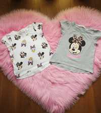 H&M 92 koszulki Myszka Minnie