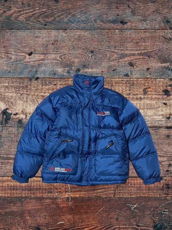 Kurtka zimowa SOHK swag hip-hop jnco mass M/L niebieski streetwear rap