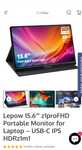 Monitor Portatil USB-C LEPOW Z1 Pro 15.6’’