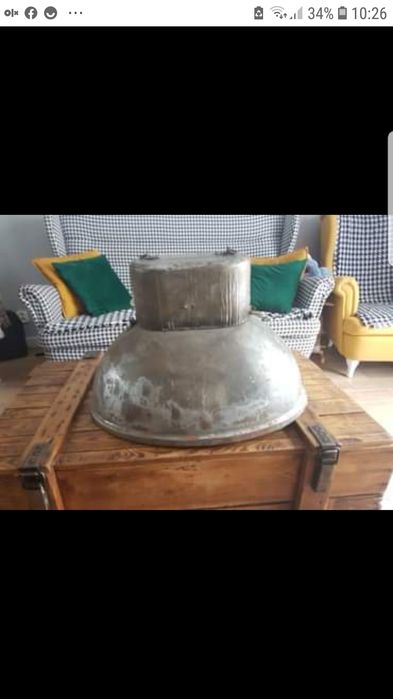 Lampa, żyrandol  w stylu loft , stara odnowiona