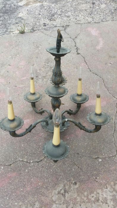 Candeeiros de tecto / mesa antigos anos 30