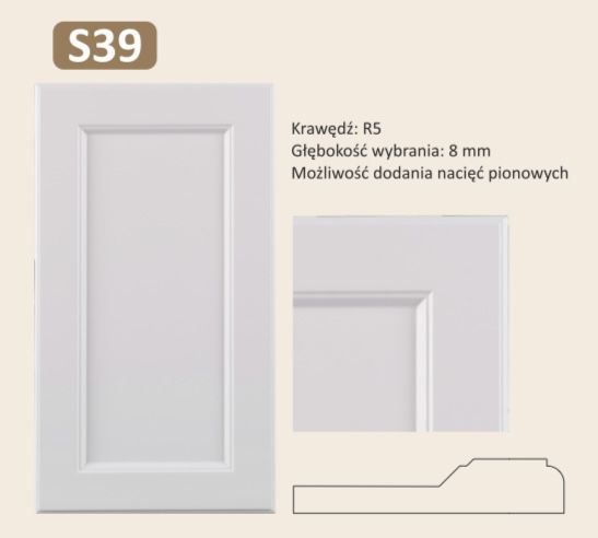 Frezowanie frontów meblowych MDF
