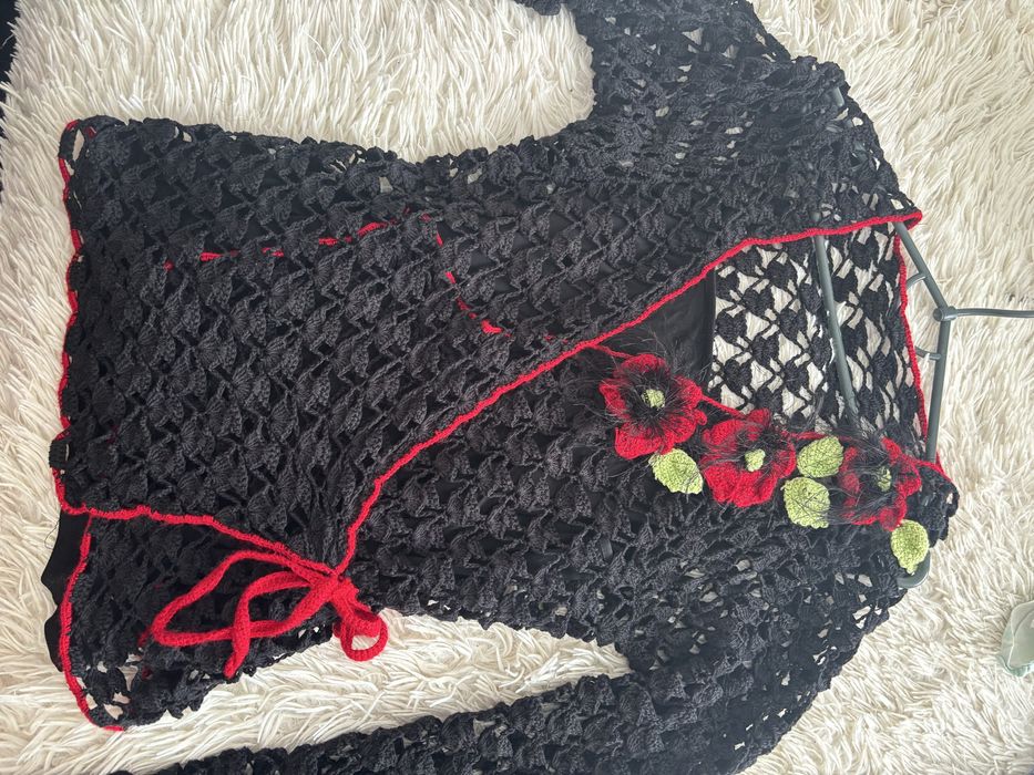 Кофта вязана гачком