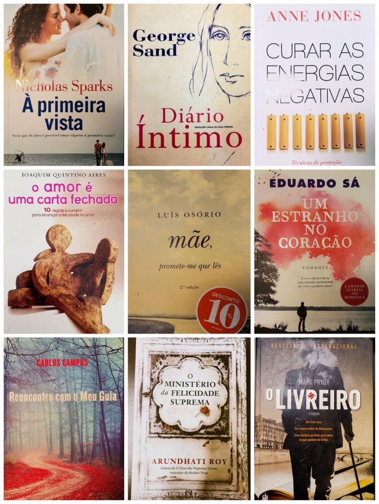 20 livros de vários temas por 45€