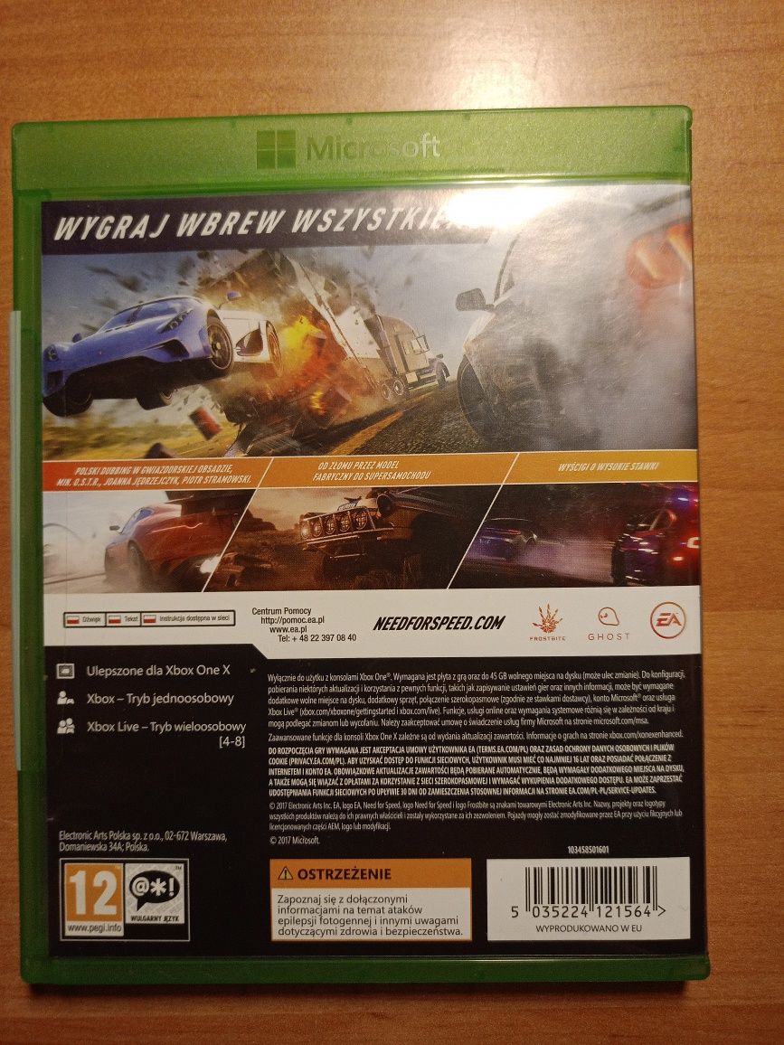 Need for speed Payback Xbox one