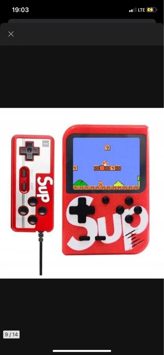 Na sprzedaż nowa gra Sup.  Mini konsola retro. Kolor czarny.