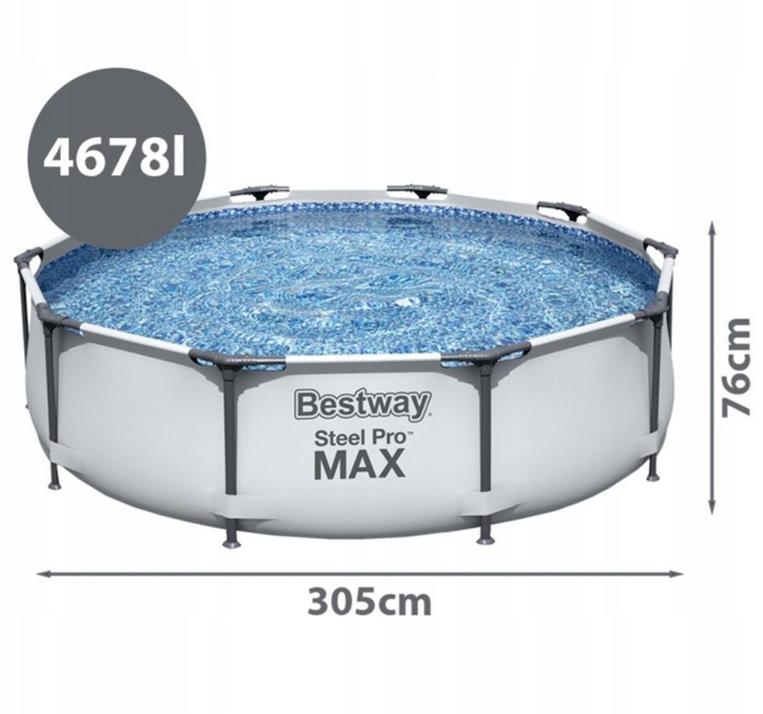 Basen stelażowy OGRODOWY 305x76cm BESTWAY 56406