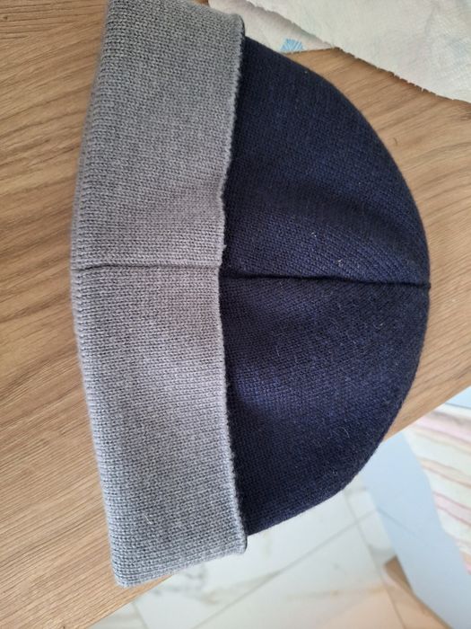 Czapka meska zimowa off-white