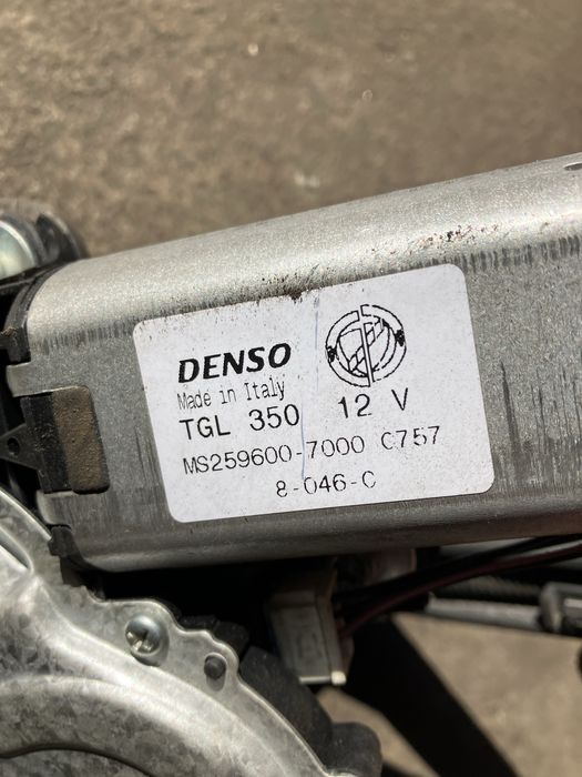 Fiat Panda - mechanizm wycieraczki tył