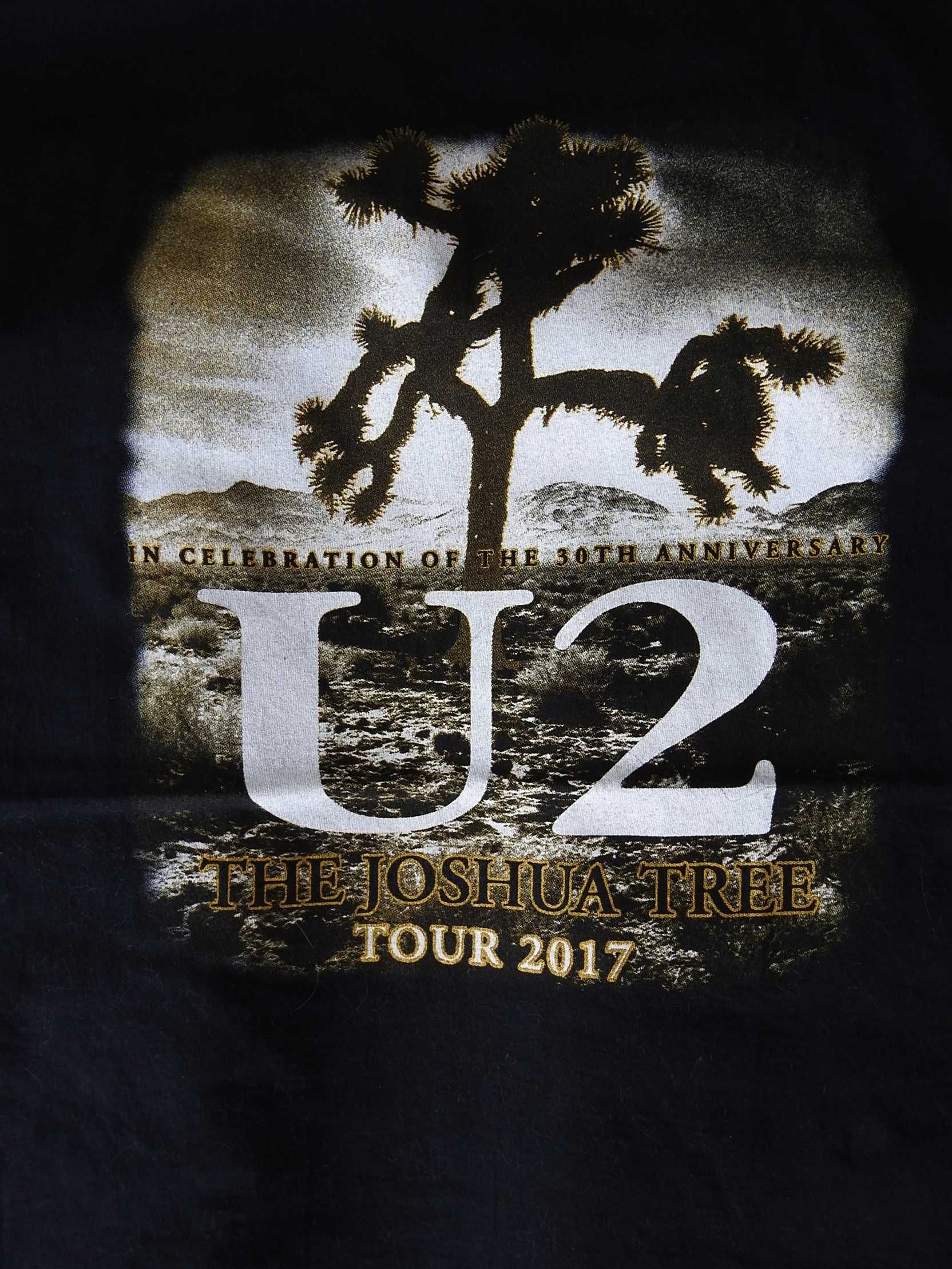 U2 The Joshua Tree US Tour 2017 NEW коллекционная футболка оригинал XL