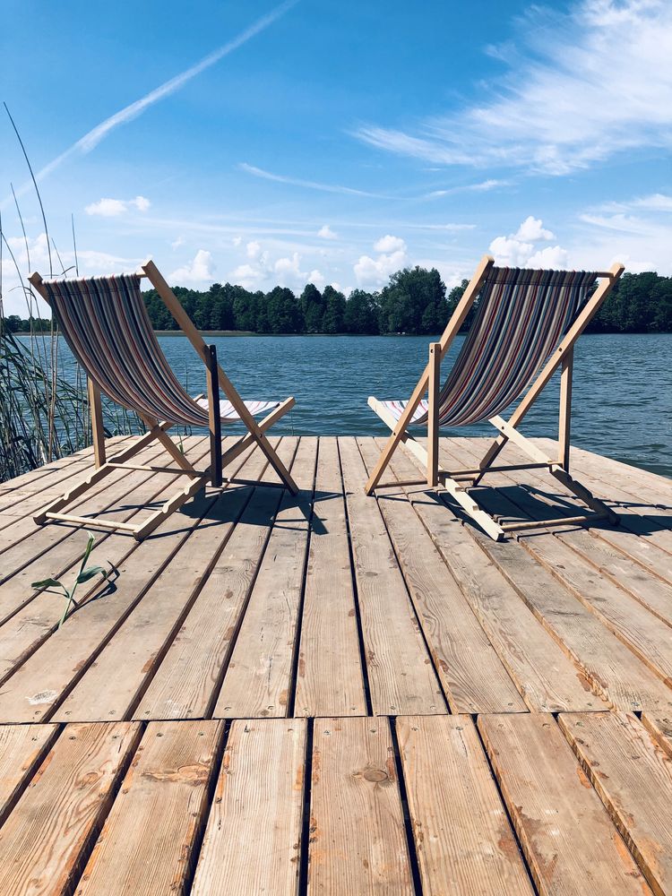 Domek z widokiem na relaks. Własna linia brzegowa. Klimatyzacja.