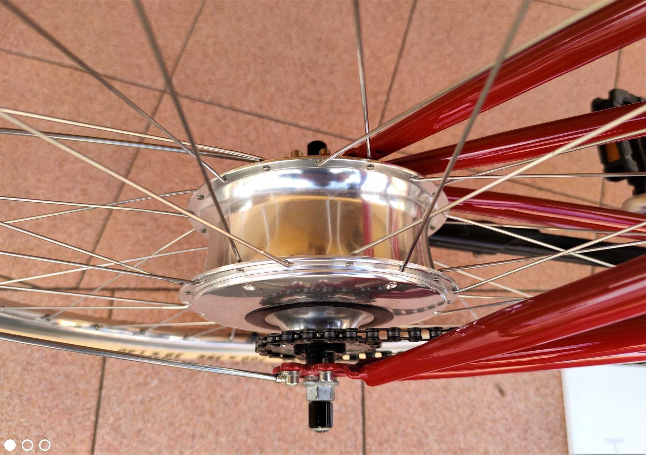 Rower damski elektryczny ORTLER Caferacer Retro POWYSTAWOWY JAK NOWY !