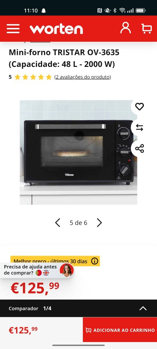 Forno elétrico tristan