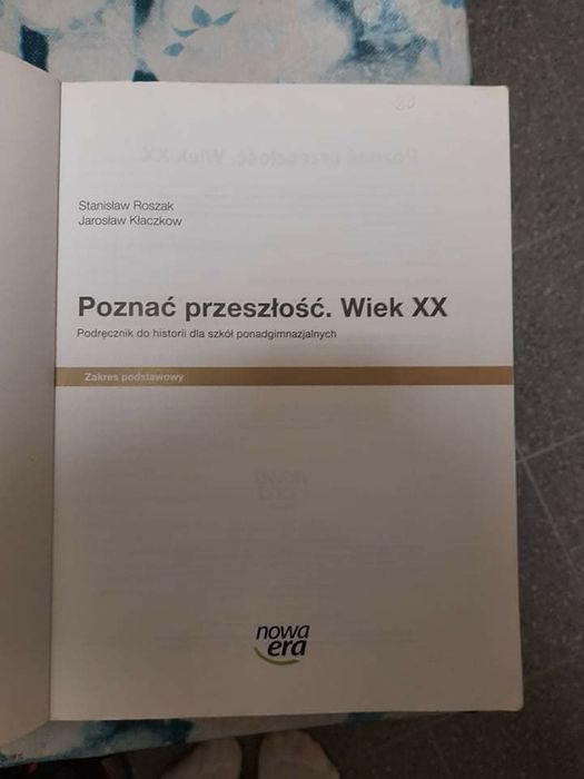 Poznać Przeszłość wiek XX - podręcznik do historii zakres podstawowy