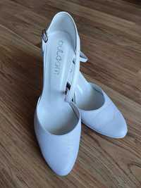 Buty białe ślubne nowe