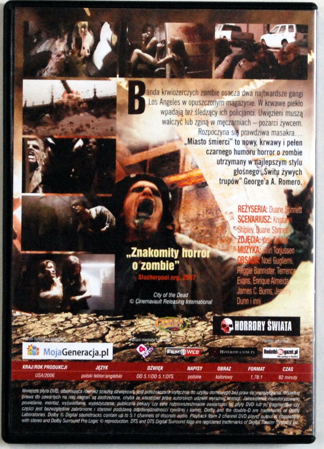 DVD Miasto Śmierci (Duane Stinnett) (IDG)