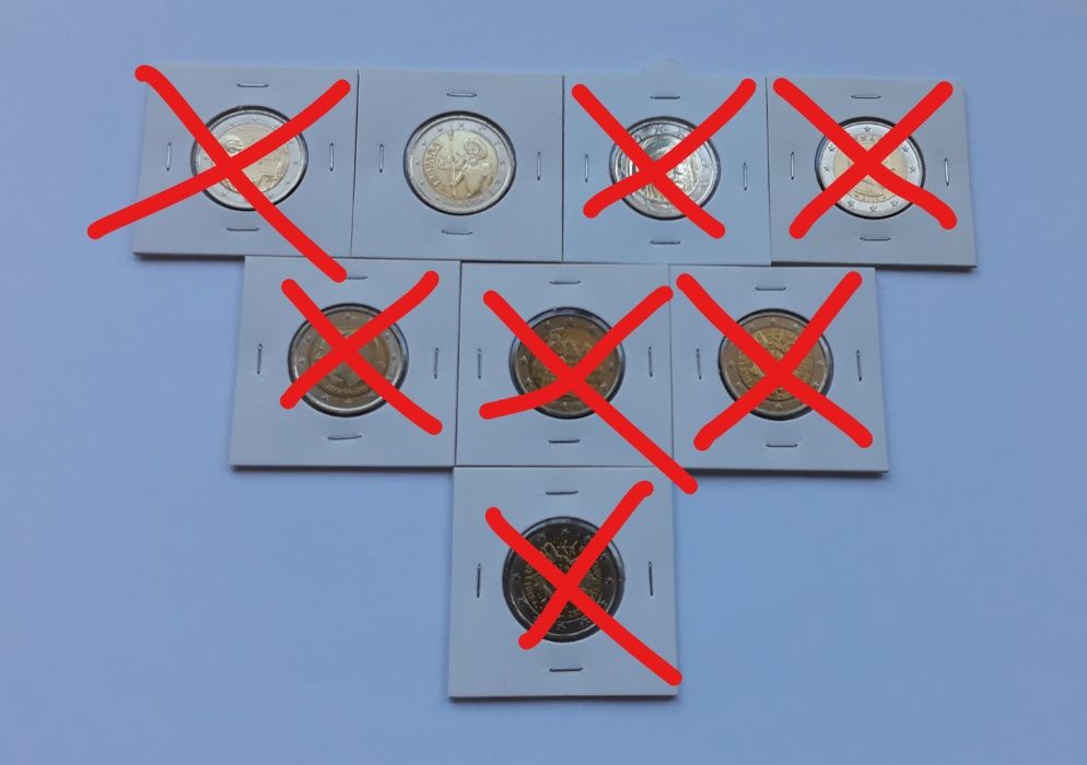 Moedas Comemorativas de 2€ Estrangeiras
