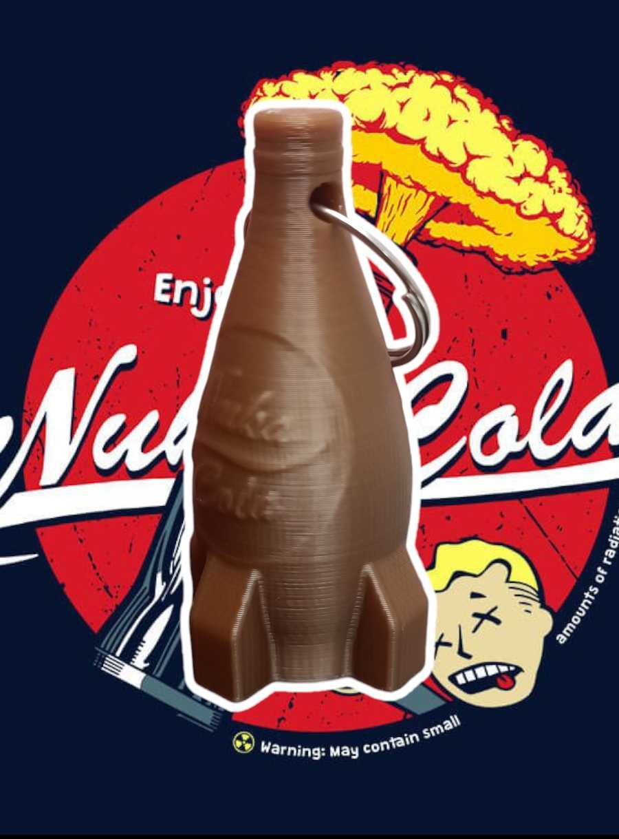 Brelok Nuka Cola, Fallout model 3d