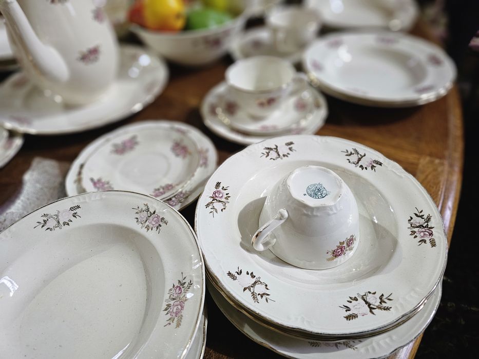 Serwis obiadowo kawowy Boch 51 części #1478 Stylowy Węgrów