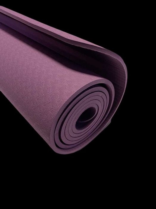 Duża mata do ćwiczeń jogi pilatesu fitness, karimata, antypoślizgowa.