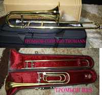 Музичні інструменти Тромбони - кулісні, помпові Труба багато фірмові.