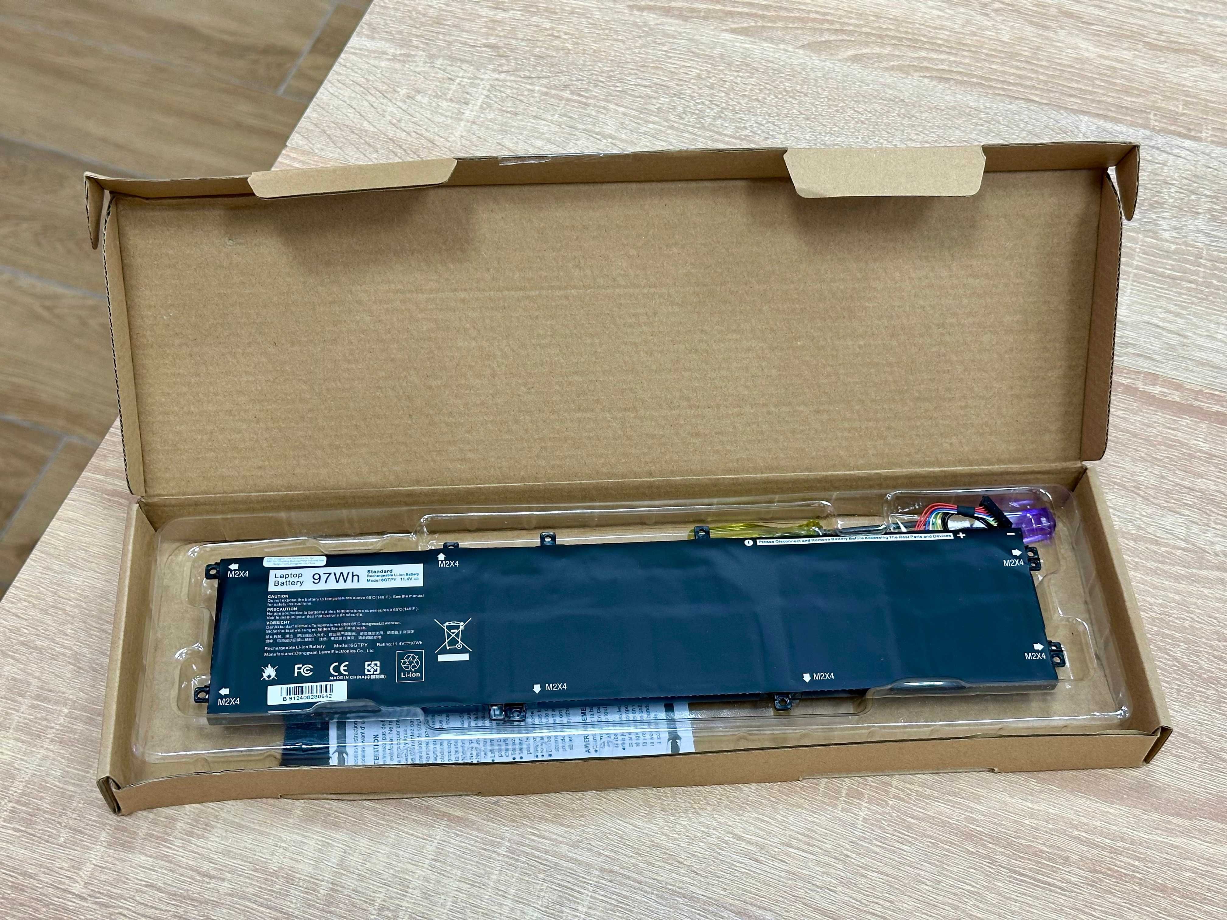 Батарея АКБ DELL 6GTPY XPS 15 9560, 9570 НОВА