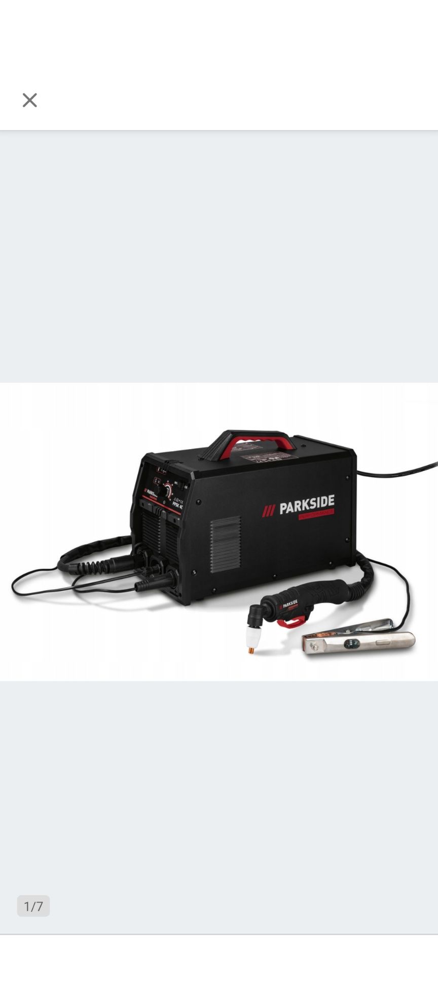 Parkside Przecinarka plazmowa z kompresorem PPSK 40 A2 15-40 A 230 V