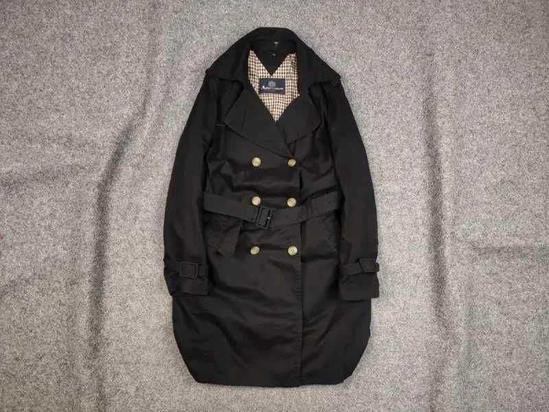 плащ пальто aquascutum london чорне двубортне з поясом оригінал