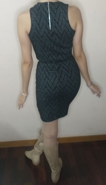 Vestido Bershka Preto e Branco