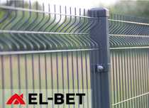 Panele ogrodzeniowe siatki panelowe fi 4 x 1230 mm grafit czarny