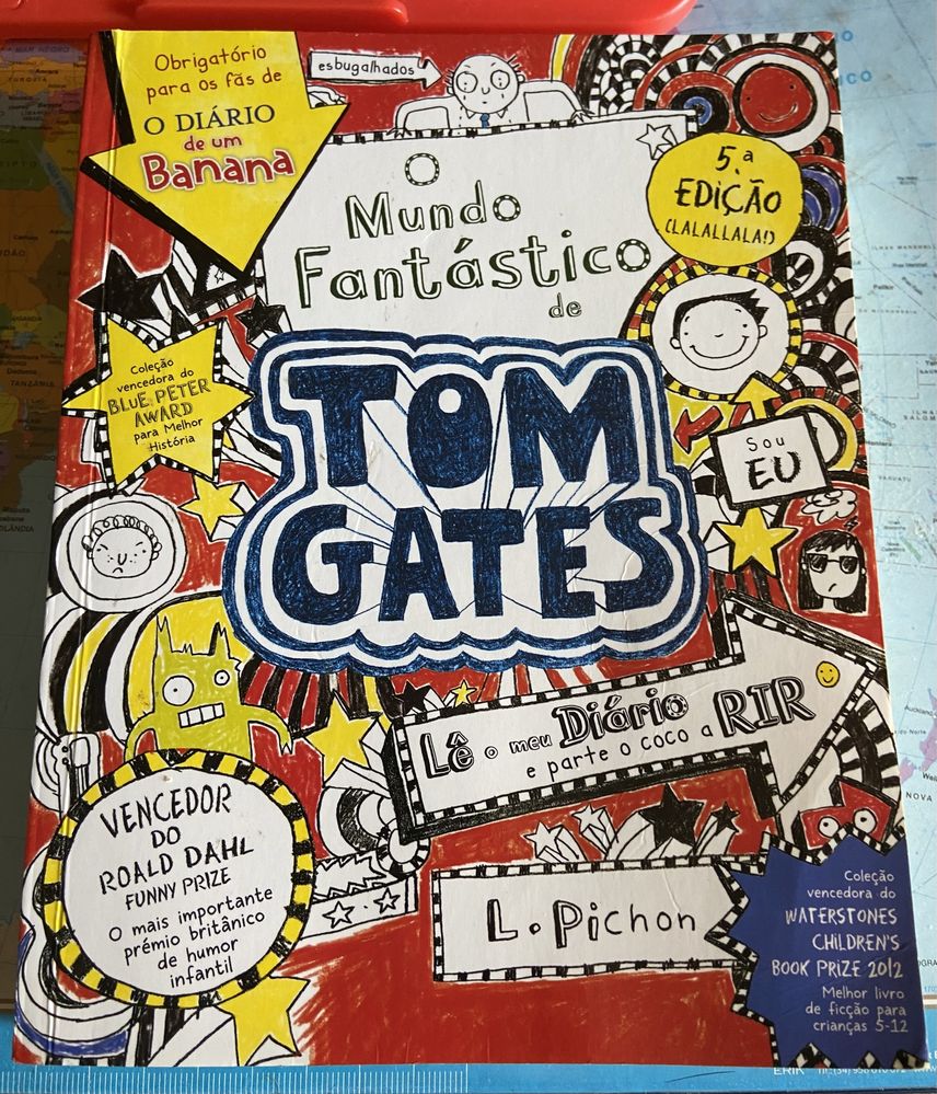 Livros Tom Gates volumes 1-8