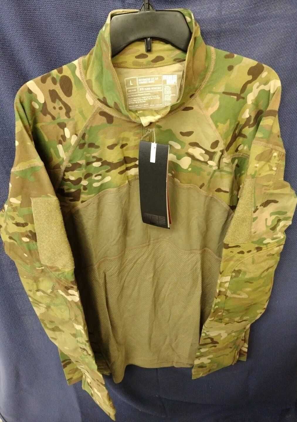 LARGE Убакс MASSIF Combat Shirt Multicam Боевая Рубашка USA Мультикам