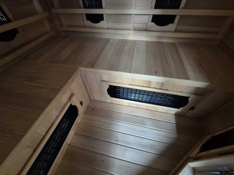 Sauna kabina infrared na podczerwień Artsauna 4os narożna bdb radio