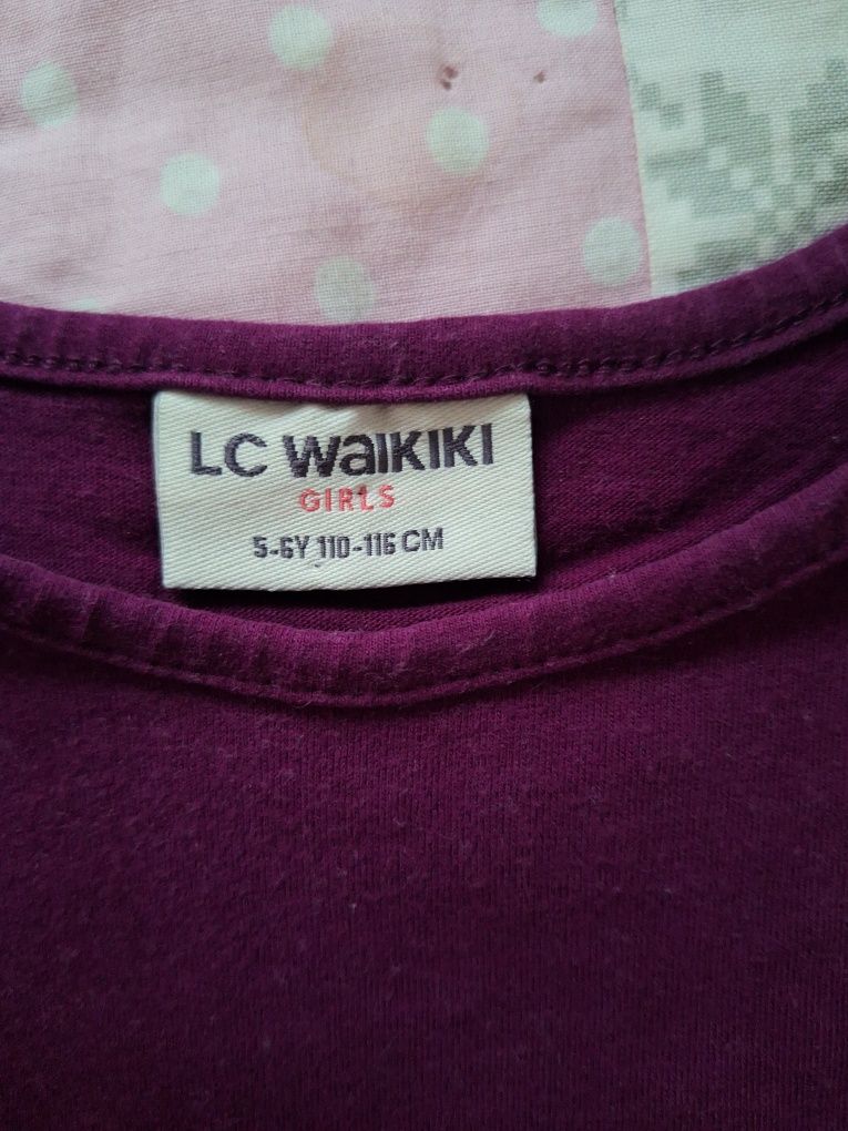 LC Waikiki bluzka z dlugim rekawem r. 110-116 koszulka basic