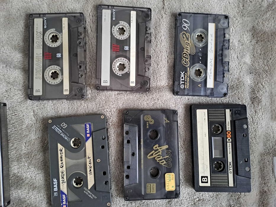 zestaw 6 kaset magnetofonowych Basf TDK Sony