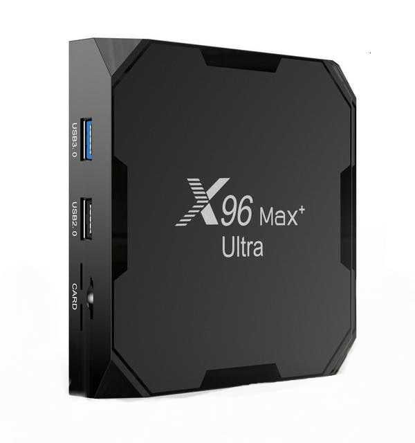 Потужна тв приставка X96 MAX+ ULTRA 4гб 32Гб Android 11 тв бокс S905X4