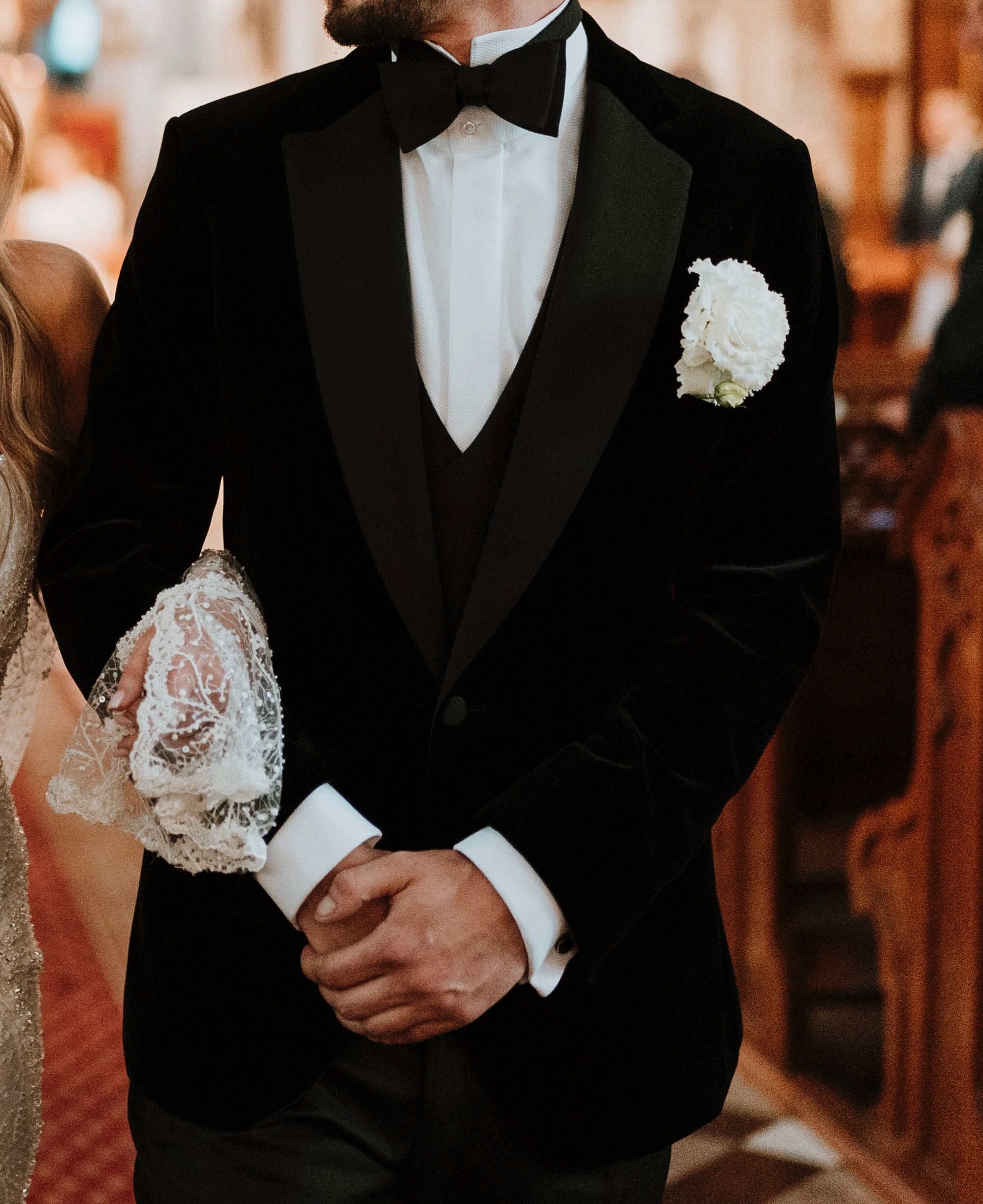 Elegancki smoking męski Tomasz Ossoliński