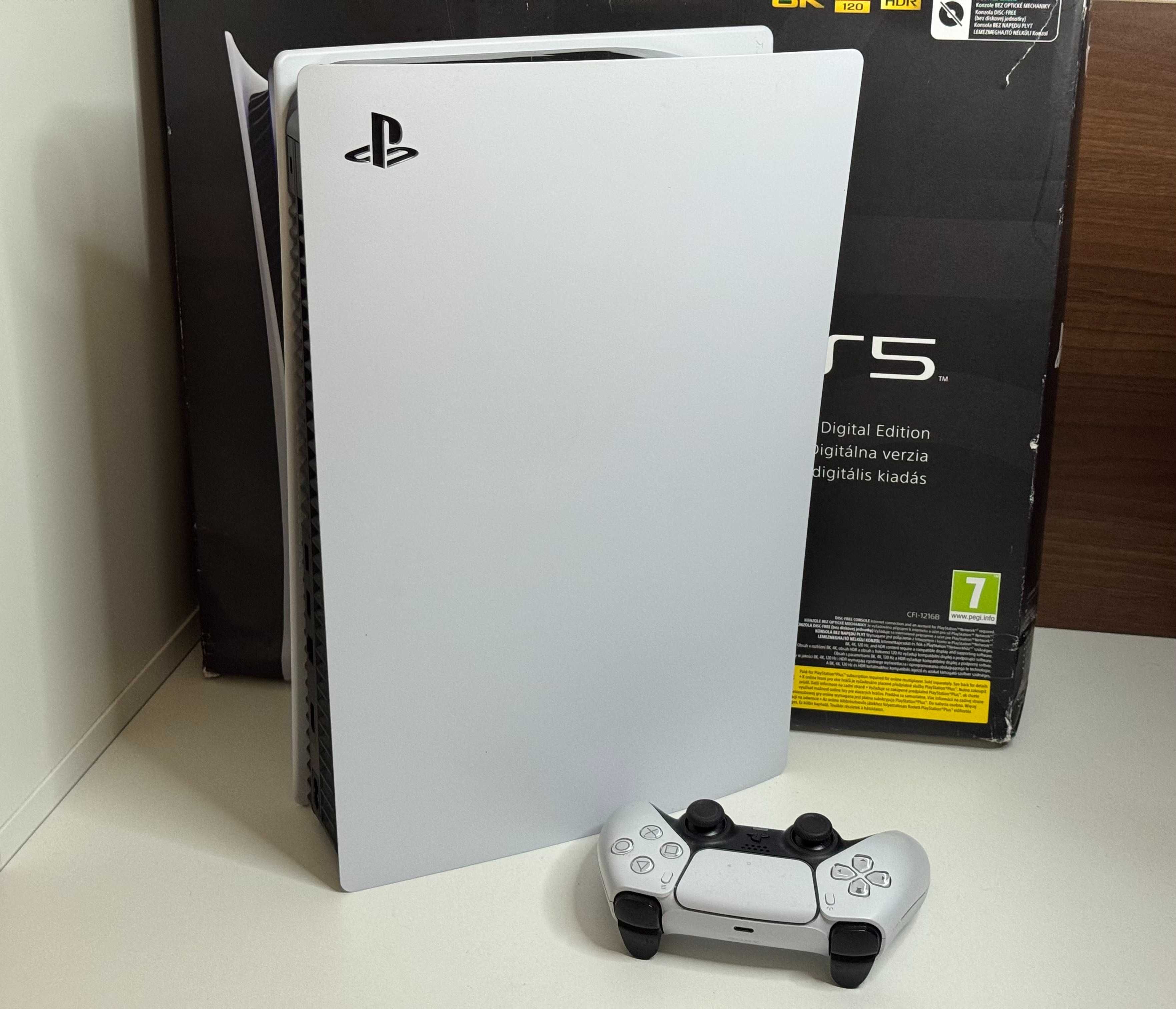 Konsola PlayStation 5 PS5 825GB z Padem Super Stan