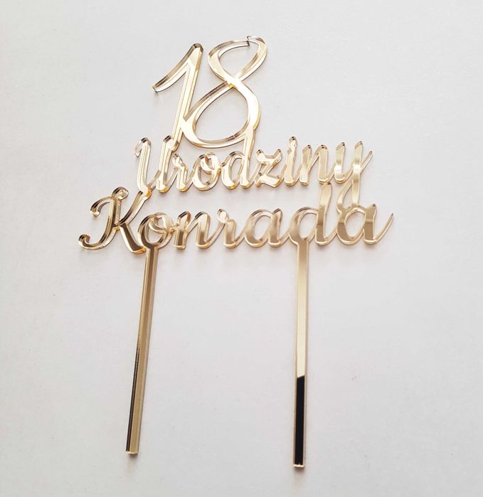 Topper personalizowany, imię dziecka