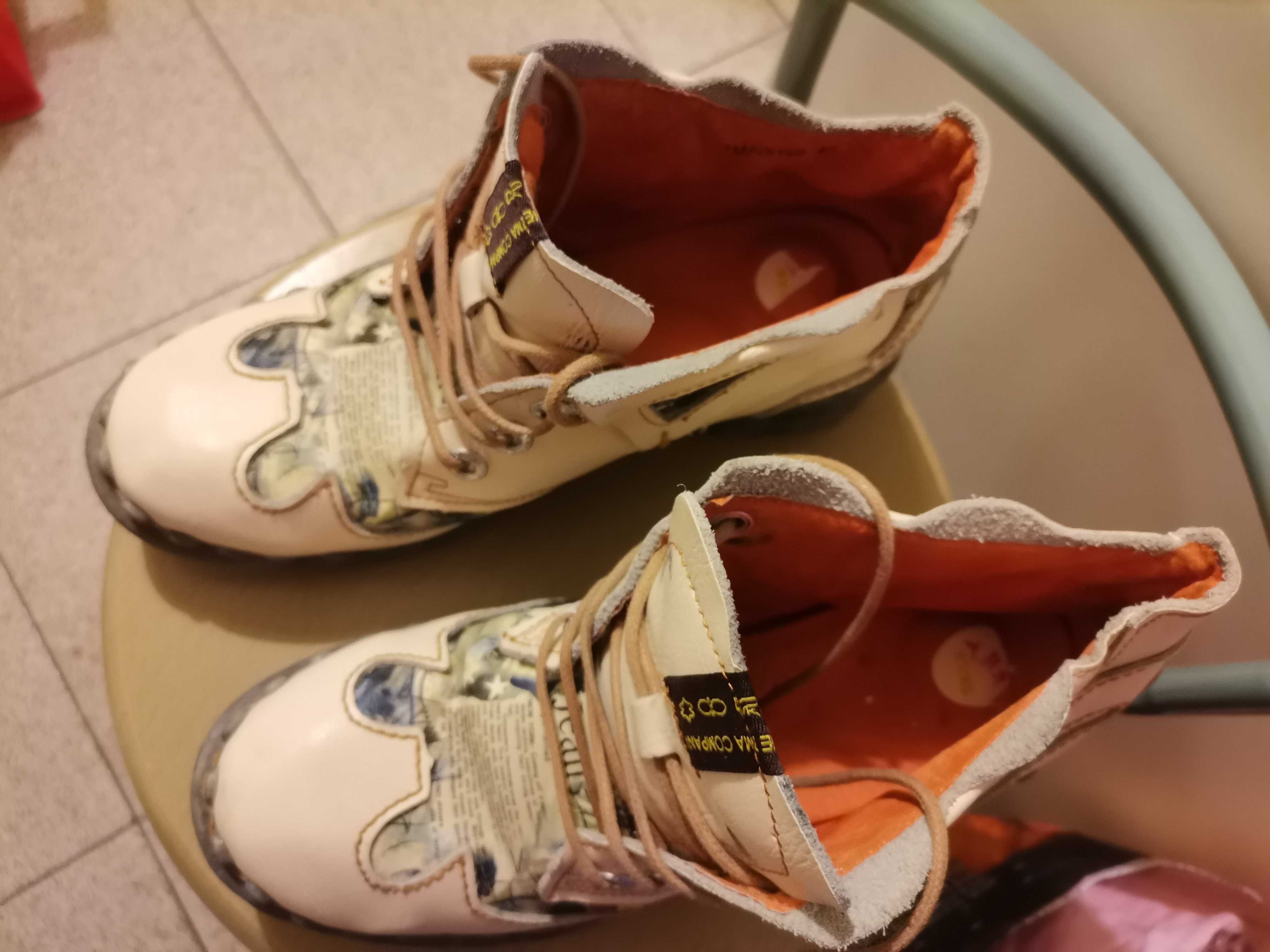 TMA - Buty skórzane damskie