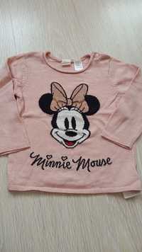 Sweter Myszka Minnie, r.80 H&M