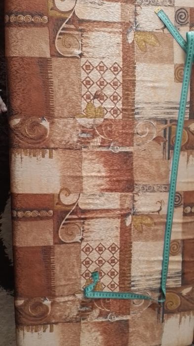 Комплект меблів, розкладне крісло коричневе та диван, диван-ліжко