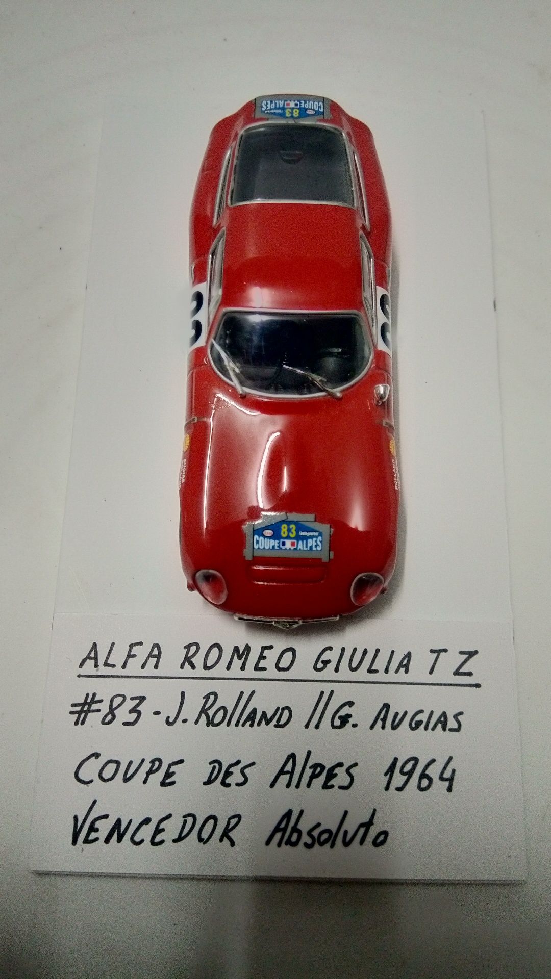 Alfa Romeo Giulia TZ #83 - Vencedor Coupe des Alpes 1964